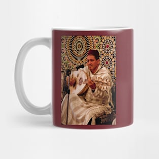 Morocco. Fes. Portrait of a musician. Mug